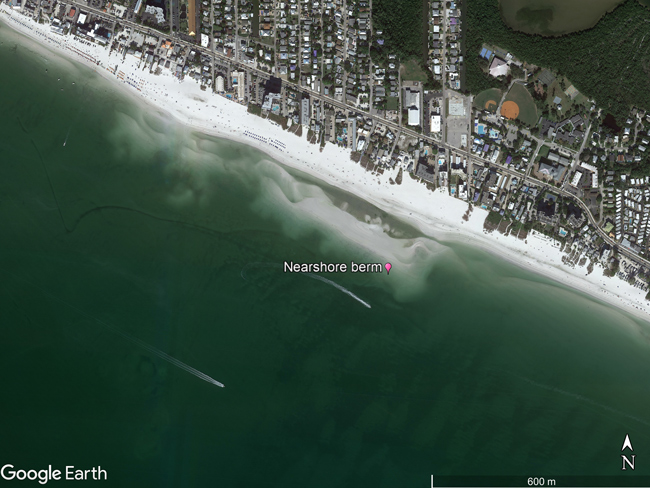 Fort Myers Beach nearshore berm placement
